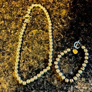 Ralph Lauren heavy necklace and bracelet